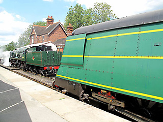 21C123 & 34059 at Sheffield Park