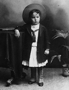 Archibald Sinclair aged three