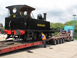 96 Loading at Sheffield Park