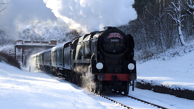 34059 Aproaching Horsted Keynes