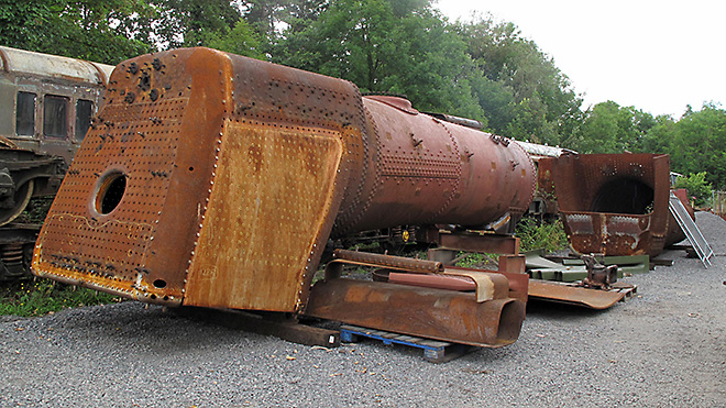 34059 Boiler - South Devon Railway