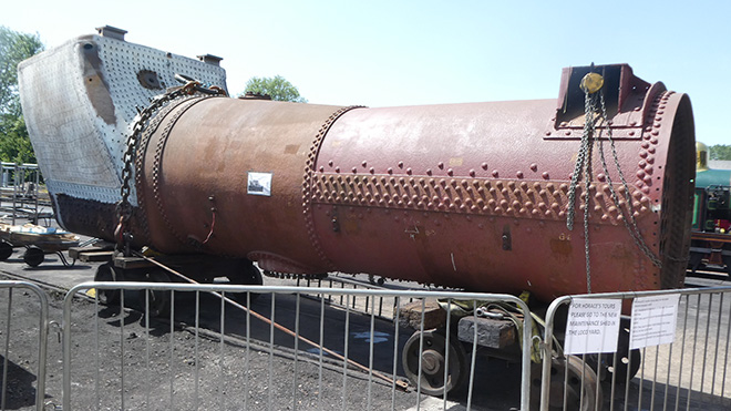 34059 Boiler Outside Workshop