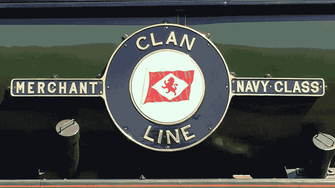 35028 Clan Line Nameplate