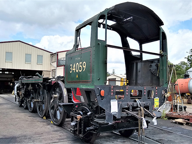 No. 34059 In Yard